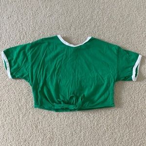 Forever 21 Green Cropped Top